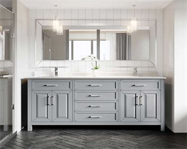 Nordic Design High Grade Waterproof Wooden Bathroom Vanity