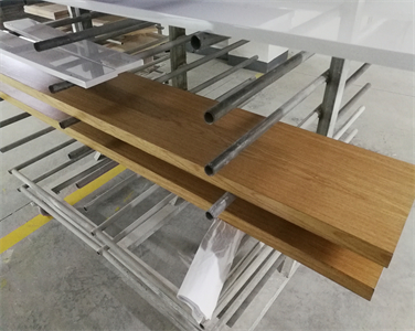 Modern High End Functional Wood Veneer Kitchen Cabinet