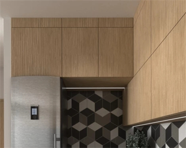 Modern Freestanding Heat Resistant Laminate Kitchen Cabinet