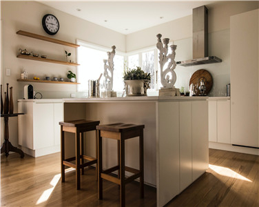 Wholesale Simple Frameless Melamine Kitchen Cabinet