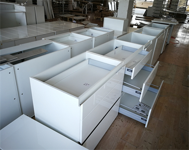 Custom Minimalist High End PVC Kitchen Cabinet