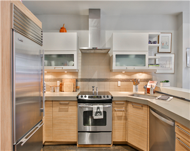 Modern Durable Integrated Laminate Kitchen Cabinet
